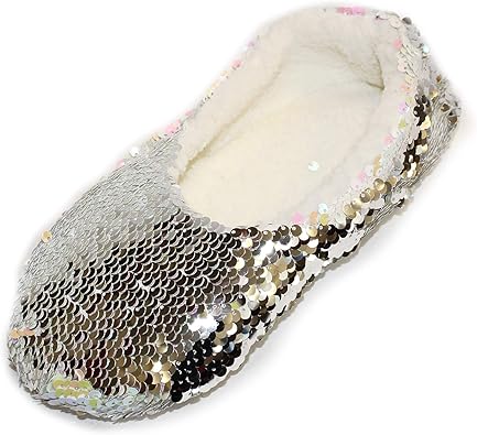 silver slipper shoes