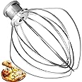 K45WW Stainless Steel Wire Whip for KitchenAid,Attachment for Kitchen aid 4.5 and 5-Quart Tilt-Head Stand Mixer