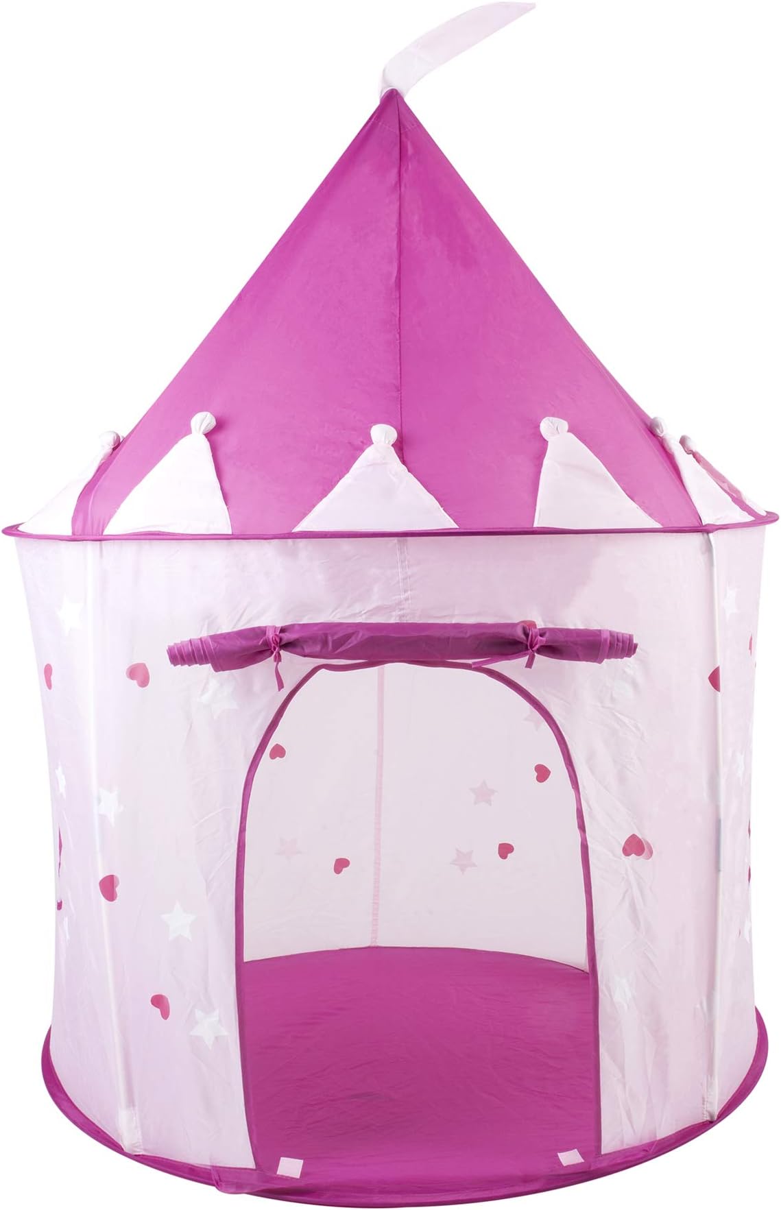 GOJOOASIS Girls Toys Princess Castle Play Tent w/ Glow in The Dark Stars Playhouse Gift for Kids