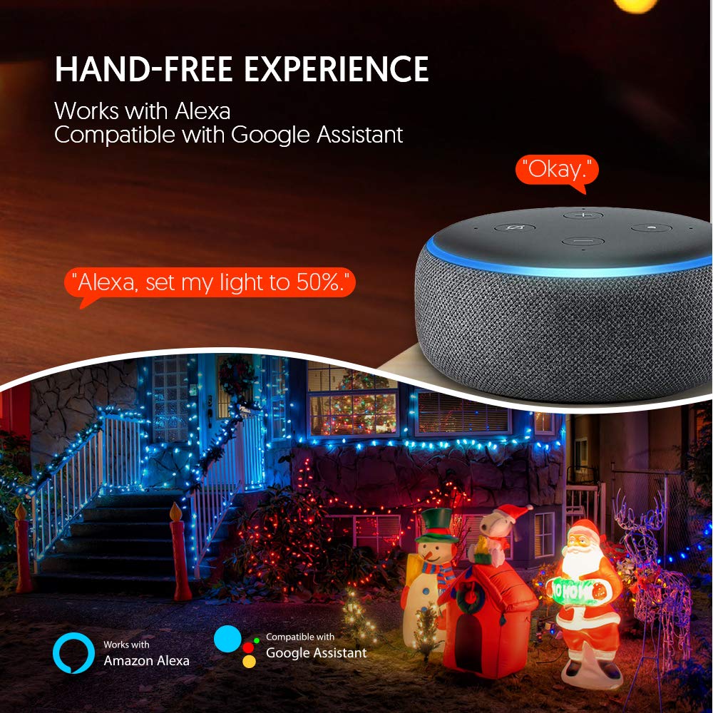 Outdoor Dimmer Teckin Smart Wifi Plug In Light Dimmer Switch