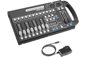 JINDAAUDIO DMX Controller - 192 Channel DMX Light Controller for Led Lights