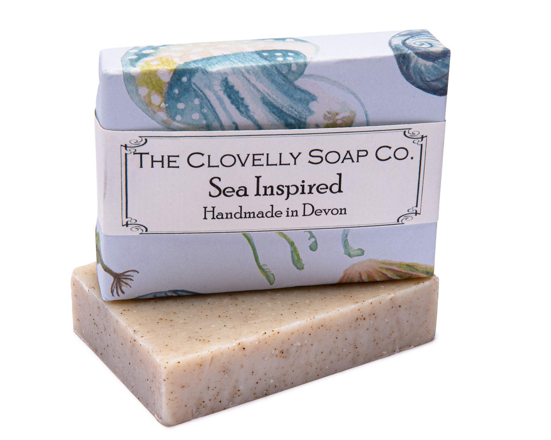 Clovelly Soap Co Natural Handmade Tea Tree Peppermint & Eucalyptus Soap Bar for all Skin Types 100g