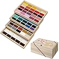 Kuretake GANSAI TAMBI Watercolor Paint Set 100 Colors with Wooden Box, Professional-quality art supplies for artists adult painting Non-Toxic, Made in Japan