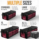 FORTEM Car Boot Organiser SUV Trunk Storage 90L Collapsible 6 Compartments view 4