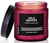 M&SENSE Wild Berries Aromatherapy Candle, 11.6oz