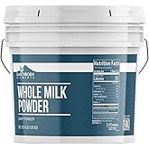 Earthborn Elements Whole Milk Powder 1 Gallon, Light Sweet Taste, Bulk Size