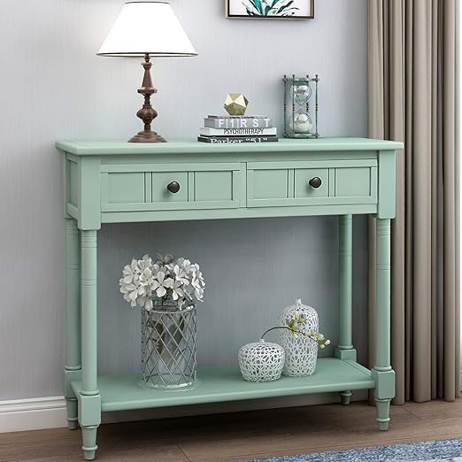 Amazon Com P Purlove Console Table Antique Style Wooden Sofa