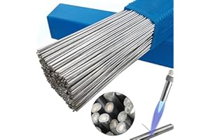 DHZLH Metal Universal Welding Wire 1.6mma, Flux Core Welding Wire, Low Temperature Easy Melt Solution Welding Flux-Cored Rods, Aluminum Welding Rods No Flux Required (30 Pcs)