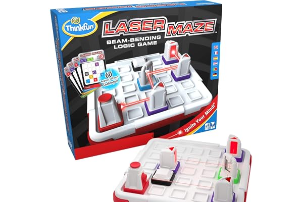 Think Fun Laser Maze (Class 1) Brain Game and STEM Toy for Boys and Girls Age 8 and Up – Award Winning and Mind Challenging G