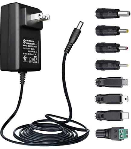 UpBright 5V 2A Power Adapter - Compatible With Ooma Telo & Scout Home Phone Systems