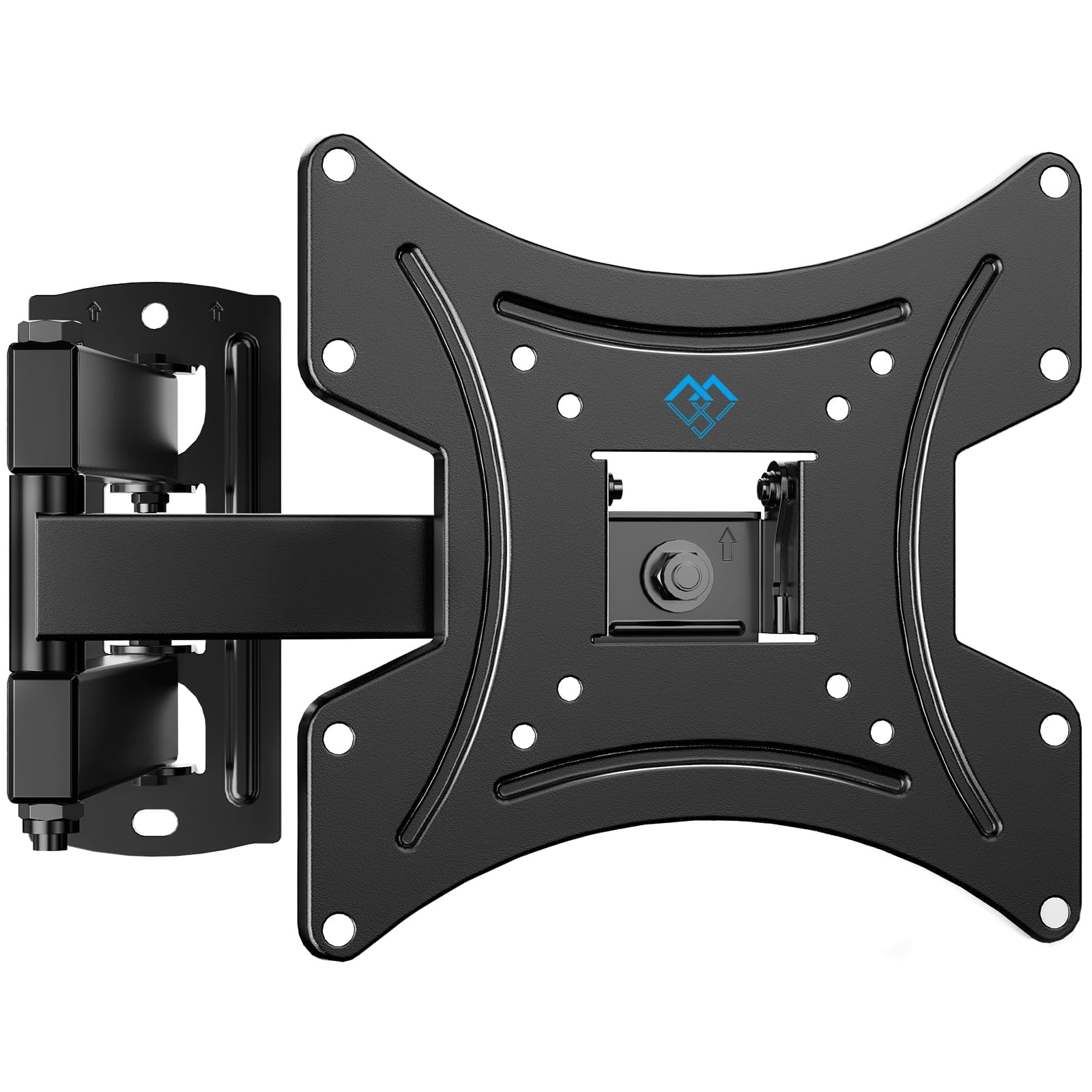 PERLESMITH TV Wall Bracket for Most 13-42 Inch TVs, 20kg Weight Capacity Max VESA 200x200mm, Solid and Sturdy TV Bracket with Swivel Tilt PSSFK1
