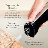 Tower Electric Knife 120W, One Touch Operation, Ergonomic, Black T19028 view 5