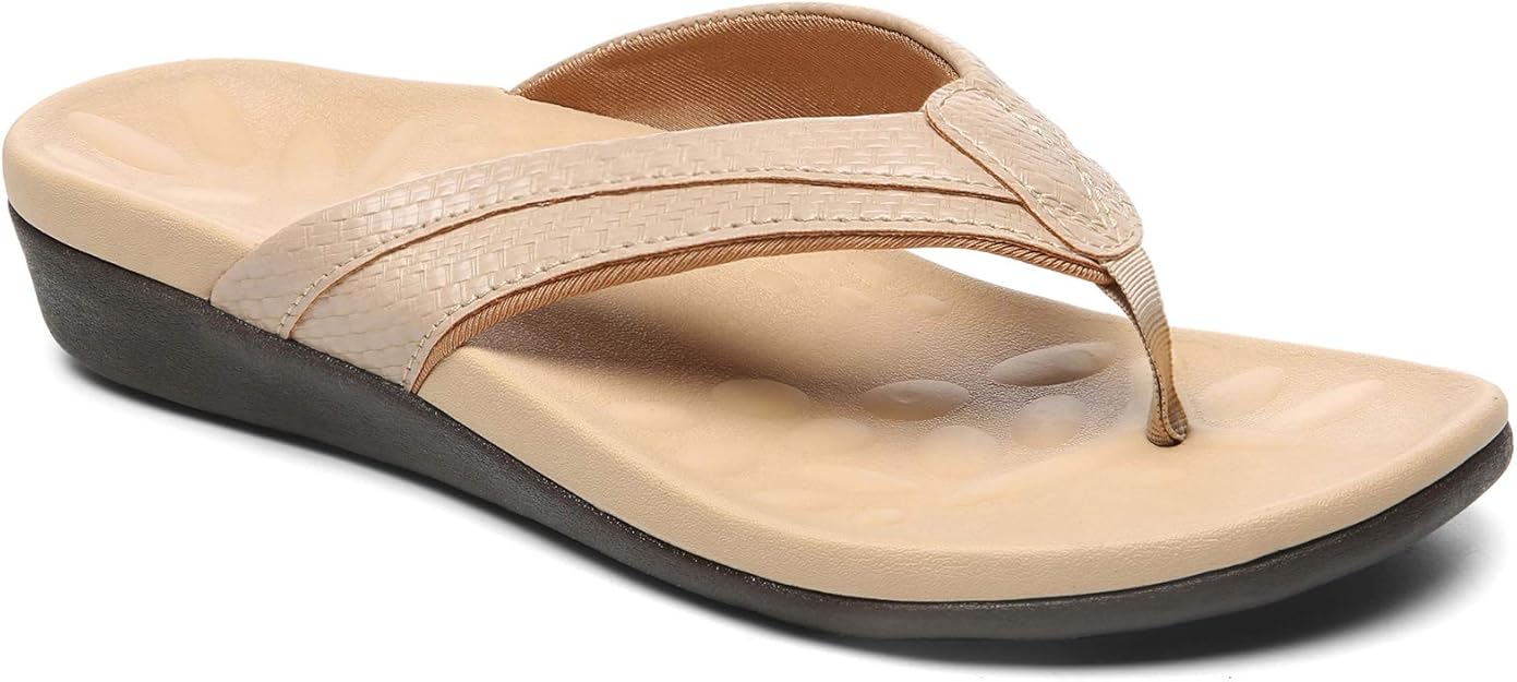 Chanclas ortopédicas para mujer, sandalias de apoyo a la fascitis