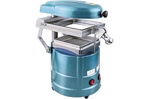 TDIRINAR Dental Suction Machine, 110V 600W Molding Machine Former Heat Thermoforming Lab Equipment Former, Heavy-Duty Adjustable Dental Vacuum Forming with Symmetrical Heating System for Laboratory