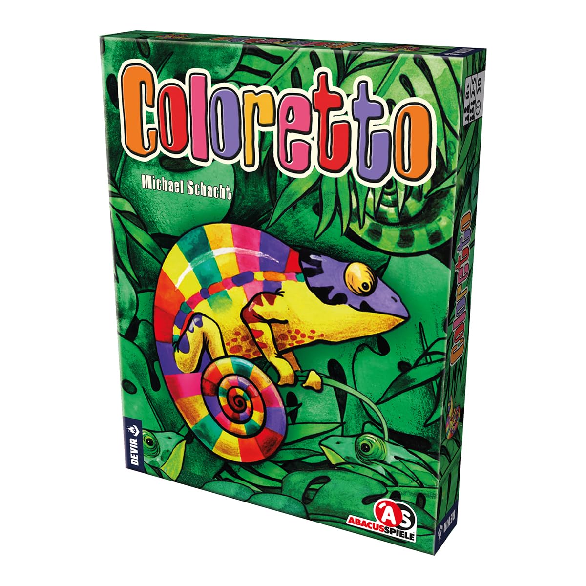 Devir - Coloretto, Family Board Game, with Friends, Fun Game, 8 Years (BGCOL)
