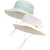 FURTALK Baby Toddler Sun Hat for Boy Girl Summer Bucket Hat Kids Sun Protection Beach Hat