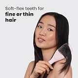 Tangle Teezer Fine and Fragile Detangler Pink Dust Two-Tier Teeth view 4