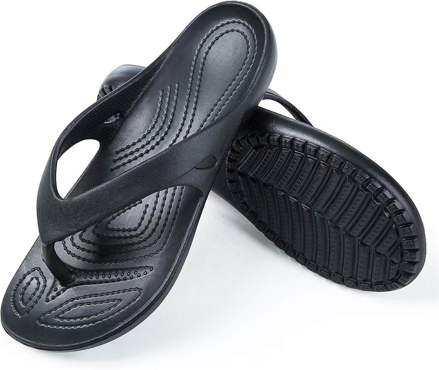  | Temi Women's Flip Flops, Soft Lightweight Sandals for Women Anti Slip Casual Slippers Shower Beach Pool Bathroom Flat Slides Shoes | Slides