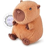 SuzziPals Heatable & Coolable Capybara Plush, Microwavable Stuffed Animal Heating Pad for Soothing & Relaxation, Lavender Scent Plush Toys for Stress Relief, Capybara Plushies Gift for Kids & Adults
