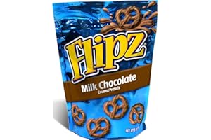 Flipz Pretzels, Milk Chocolate, 5-Ounce Packages (Pack of 12)