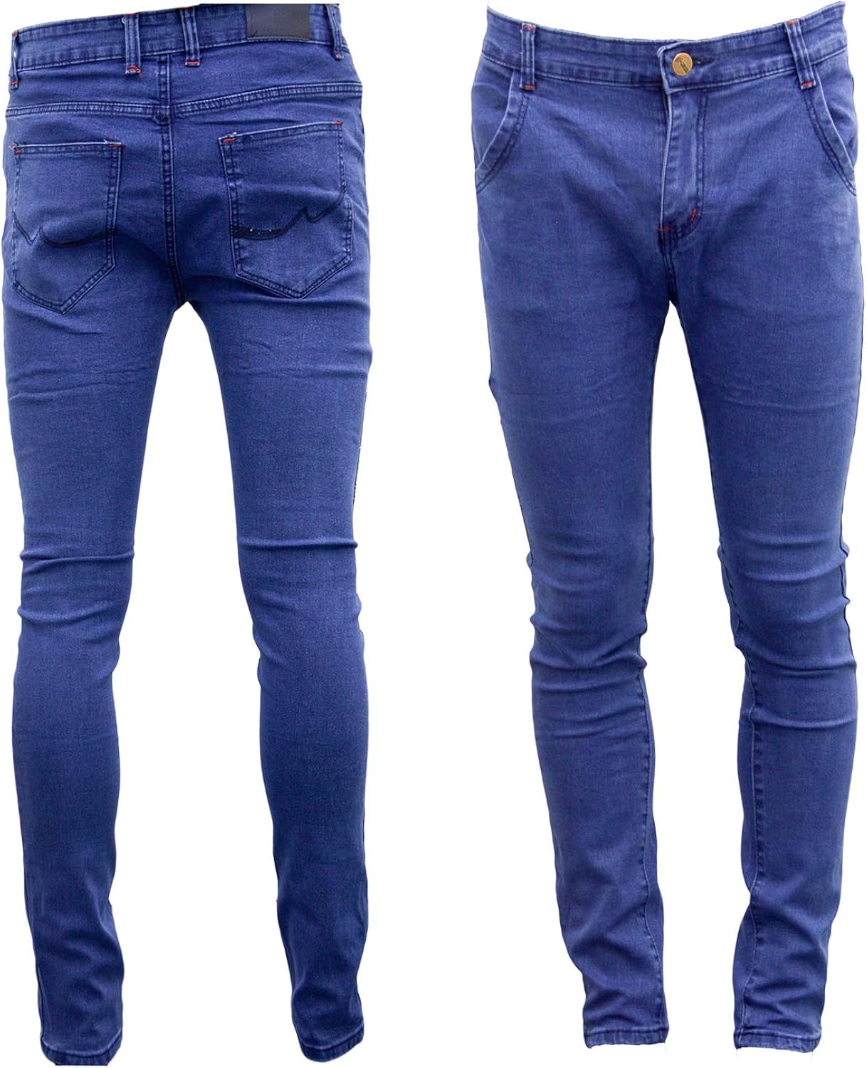 blue plain jeans