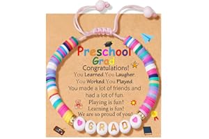 VULETO Kindergarten Preschool Graduation Gifts for Girls Boys, Adjustable Bracelet Grad Graduation Gifts for Daughter Granddaughter Niece Students