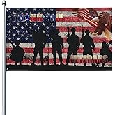 Thank You Veterans Flags 3x5 Foot For Outdoors Decoration