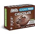 Simply Delish Sugar-Free Pudding Mix and Pie Filling - Chocolate Flavor - 48 gr - Vegan, Gluten Free, Non-GMO, Lactose Free, 