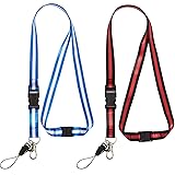 YOUOWO 2 Pack Office Neck Lanyards Detachable