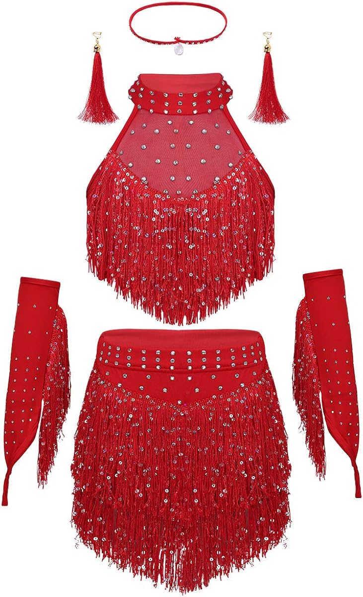 Iefiel 5pcs Deguisement Princesse Fille Robe Latine Danse Classique Spectacle Robe Samba Rumba Salsa Costume Halloween Carnaval Fete Festival Cadeau Anniversaire Enfant 3 14 Ans Vetements Fille Iefiel 5pcs Deguisement Princesse Fille Robe Latine Danse Classique Spectacle Robe Samba Rumba Salsa Costume Halloween Carnaval Fete Festival Cadeau Anniversaire Enfant 3 14 Ans Vetements Fille