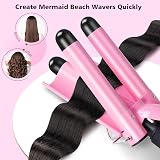 LAYADO 3 Barrel Hair Curler 25mm Waver Mermaid Waves With 210/180C Heat view 4