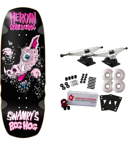 Amazon.com : Heroin Skateboard Assembly Swampys Bog Hog