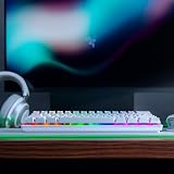 Razer Huntsman Mini Purple Switch 60% Keyboard US Mercury White view 9