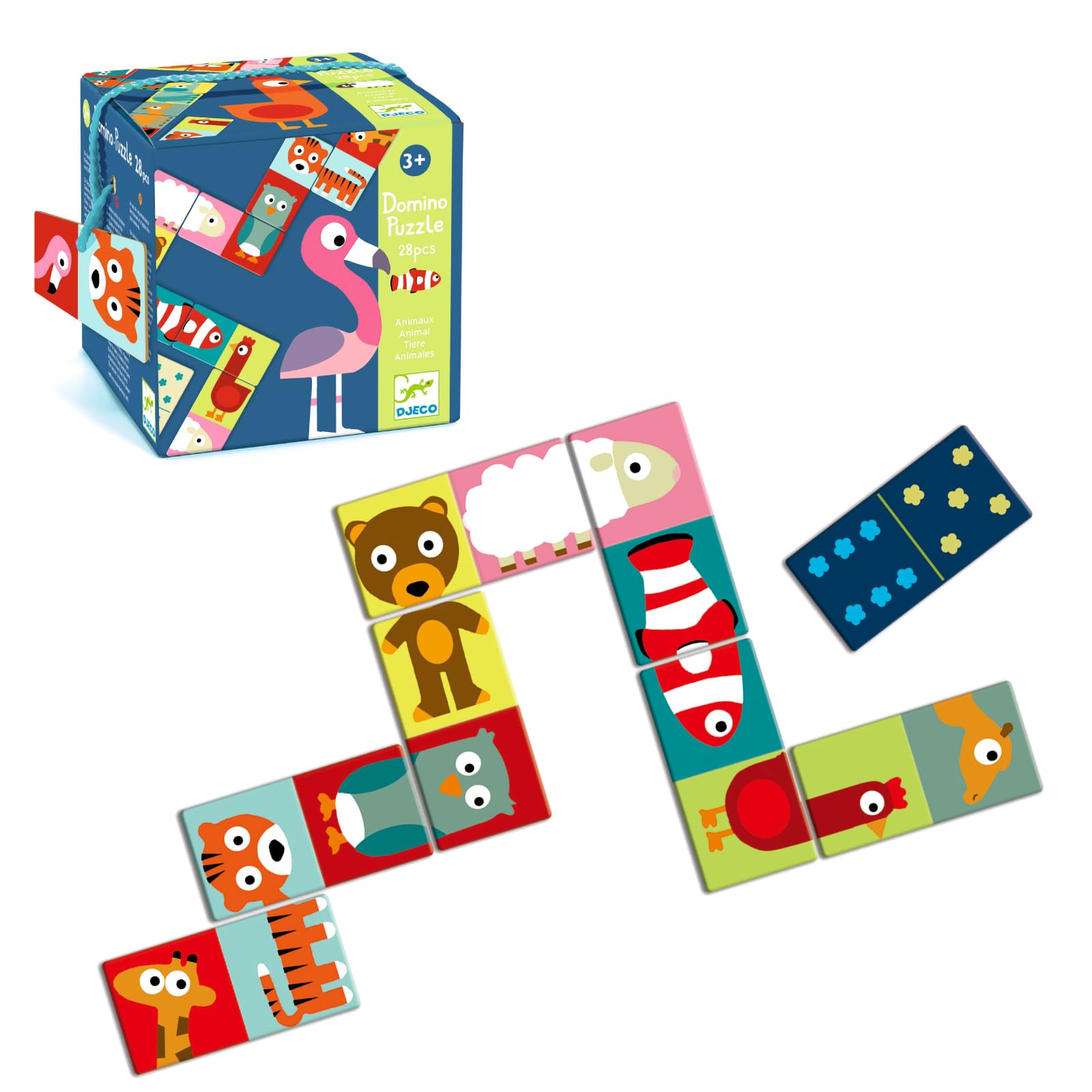 Djeco - Domino Animo-puzzle