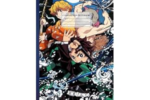 Composition NoteBook: Denmon TJR Salayer SA 70 - 8.5x11 Inches , 110 page Exercise Book Funy Great For Children Note Taking Writing Anime Notebooks For Girls Teens Girls Boys Writing Notes