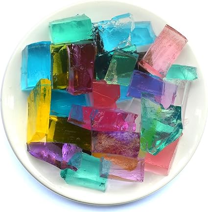 Amazon Com Cosmo Beads 280 Cubic Shape Super Absorbent Polymer Crystal Gel Grow In Water Sensory Fun For All Ages Toys Games