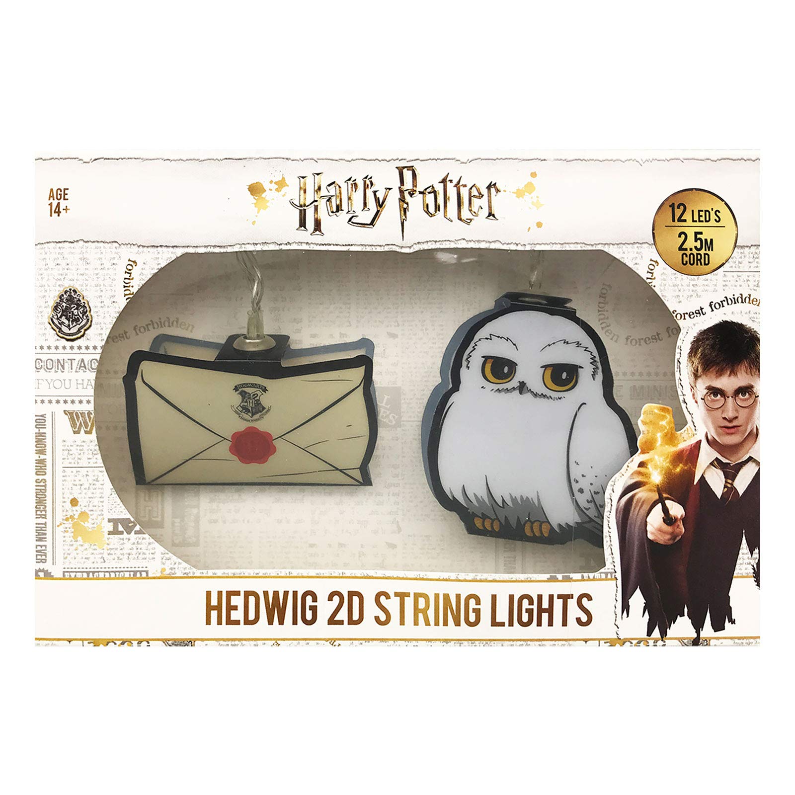 Groovy Uk Groovy Harry Potter Christmas Lights, One Size, Multicolour