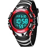 VTAIGE Kids Watch for 3-12 Year Old Boys Girls, Digital Watch for Kids Sport Outdoor Multifunctional Waterproof Watches with Alarm/LED Light/Stopwatch/Calendar Boys Wristwatch for Student, Kids Gift