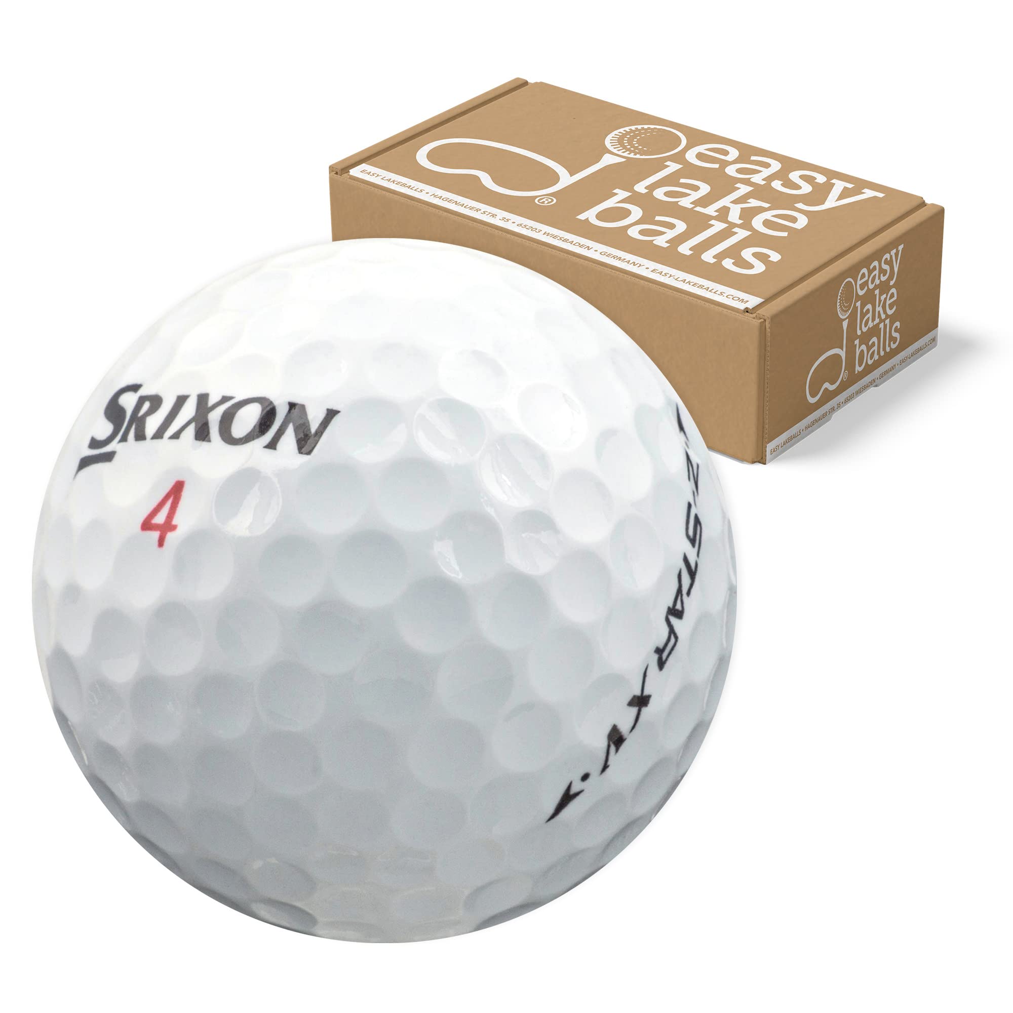 easylakeballs 50 SRIXON Z-STAR XV LAKE GOLF BALLS - AAA/AA QUALITY (PEARL/A GRADE) - IN MESH BAG
