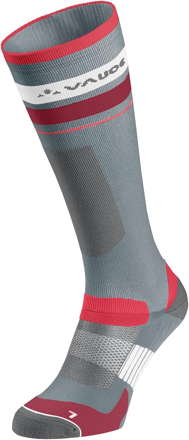 VAUDE Damen Socken Bike Socks Long, pewter grey, 4244, 401360990420