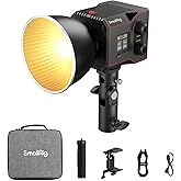 SMALLRIG RC 60B COB Video Light with Built-in 3400mAh Battery & Type-C PD Fast Charging, Handheld Bicolor LED Video Light for
