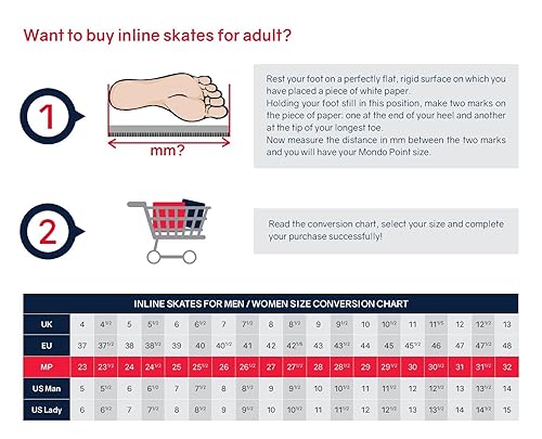 Fila J-One Adjustable Kids Ice Skates for Girls and Boys Junior