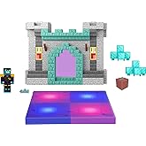 Mattel Minecraft Creator Series Playset, Party Supreme’s Palace Toy with Lights, Music & 3.25-inch Action Figure