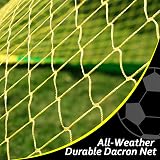 Pop-Up 3x2.2FT Football Goals Foldable Net with Carry Bag view 3