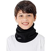 GOT Sports Kids Neck Warmer - Polar Fleece Ski Mask for Boys Girls - Double-Layer Scarf (Ages 7-12)