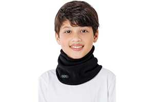 GOT Sports Kids Neck Warmer - Polar Fleece Ski Mask for Boys Girls - Double-Layer Scarf (Ages 7-12)