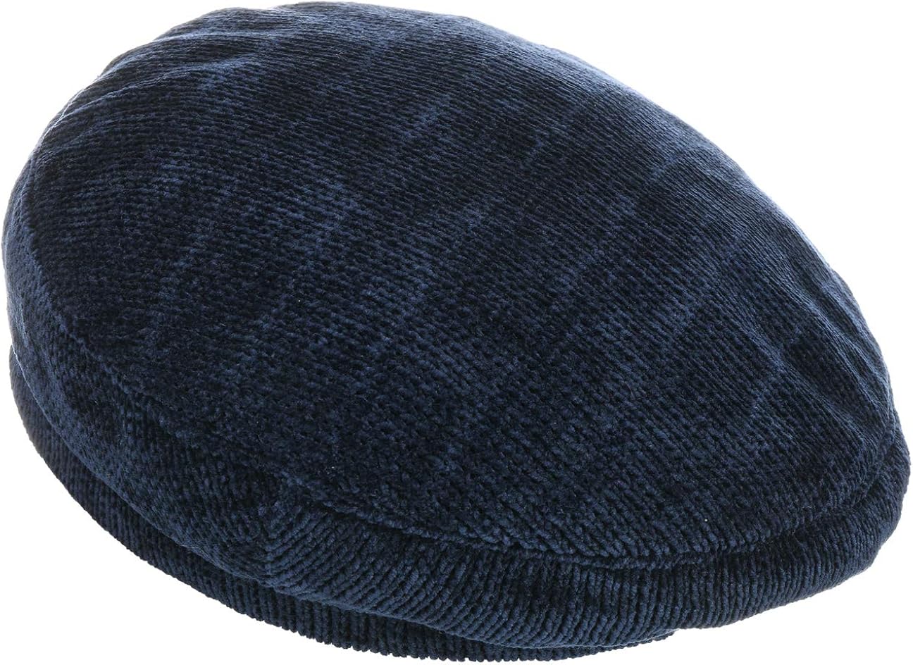Baskenm/&uuml;tze mit Innenfutter aus 100/% Baumwolle Lipodo Slim Chenille Baske Damen Damenm/&uuml;tze mit Strickmuster One Size 57-60 cm Atmungsaktive Damenbaske Sommer//Winter