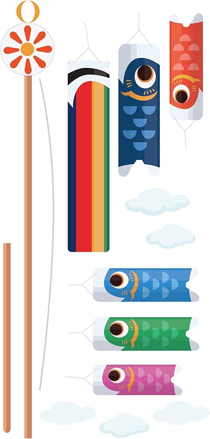 Amazon ウォールステッカー 子供の日 鯉のぼり 特大サイズ こいのぼり 60 120cm シール式 装飾 おしゃれ 壁紙 はがせる 剥がせる カッティングシート Wall Sticker 雑貨 ガラス 窓 Diy プチリフォーム H12w6 015699 Ws ウォールステッカー オンライン通販