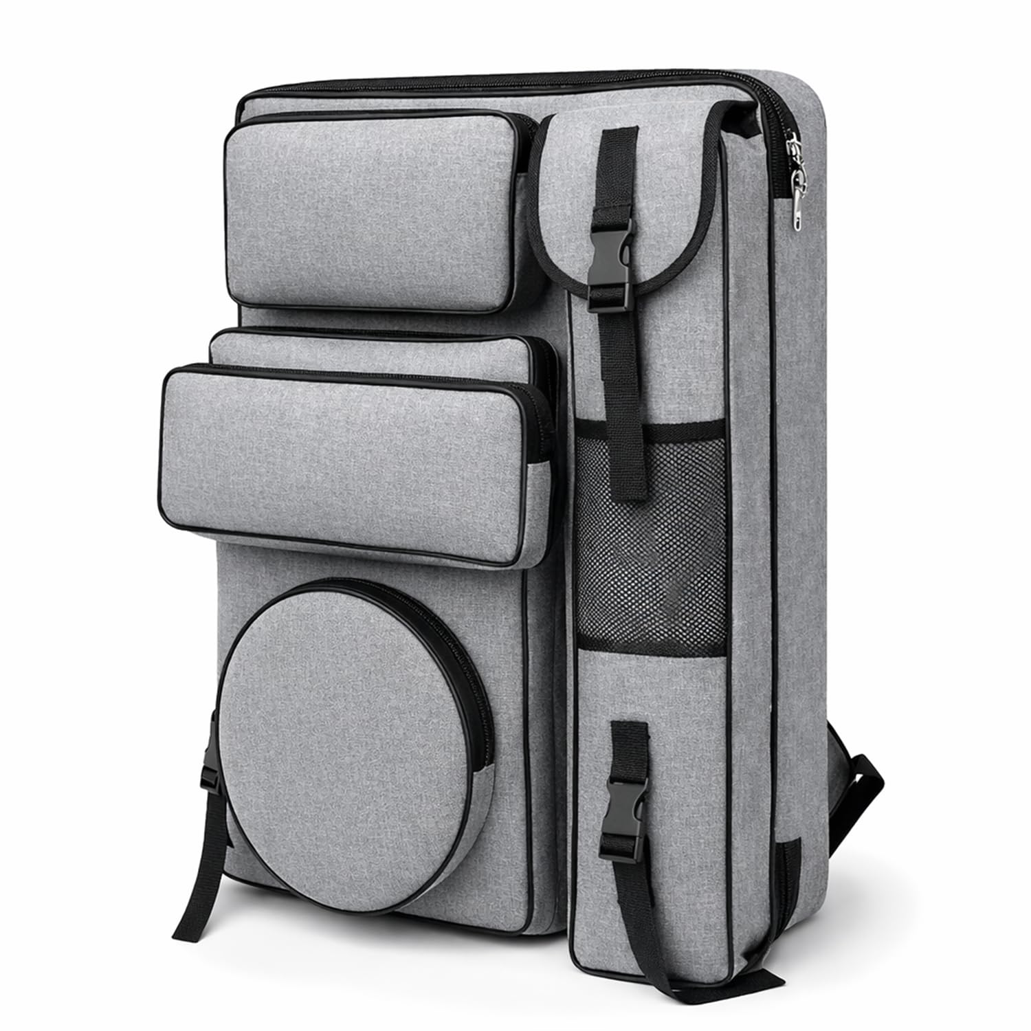 MEIJMJIA YMTECH Artist Backpack for Painting Supplies, Multi - Compartment Art Bag, Waterproof & Portable, Holds Easel/Sketchbook/Pencils, Ideal for Studio & Outdoor Art