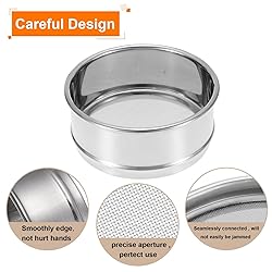 PATIKIL 65 Mesh Lab Sieve, 4" Diameter Test Sieve